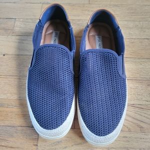 Steve Madden Blue & Brown Slip on Shoes
